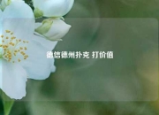 德信德州扑克 打价值